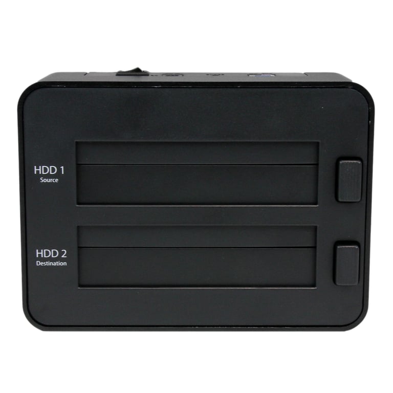 StarTech SATDOCK2REU3 duplikator Duplikator HDD/SSD Czarny 1 kopii