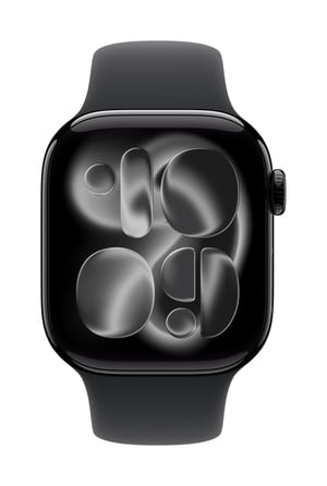 Apple MXLJ3ZM/A inteligentne akcesorium osobiste Band Czarny Fluoroelastomer