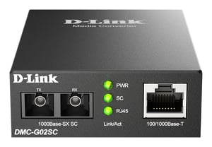 D-Link DMC-G02SC/B nätverkskonverterare 1000 Mbit/s Multifunktionell
