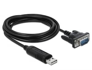 DeLOCK 66283 Parallelkabel, schwarz, 1,8 m, RS-485, USB Typ A