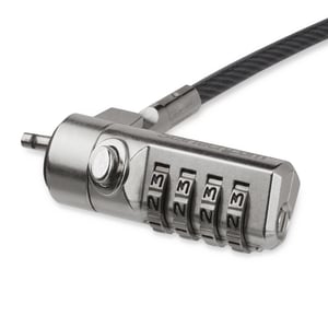 StarTech LTLOCK4D Cable Clamp, Black, Silver, 2 m