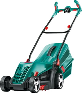 Bosch ARM 34 Push Lawn Mower, AC, Black, Green