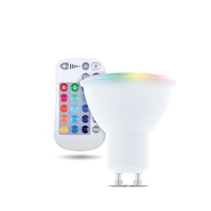 Forever Light LZGU10RGB5WWW lampa LED Wielo 3000 K 5 W E27 A
