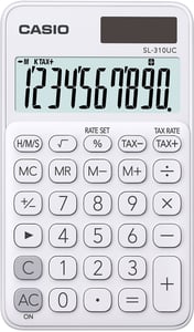 Casio SL-310UC-WE fickräknare Grundläggande räknare Vit