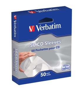 Verbatim CD-Hüllen, 50 Stück