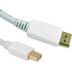 M-Cab 7003604 1-meter DisplayPort cable, Mini DisplayPort, White