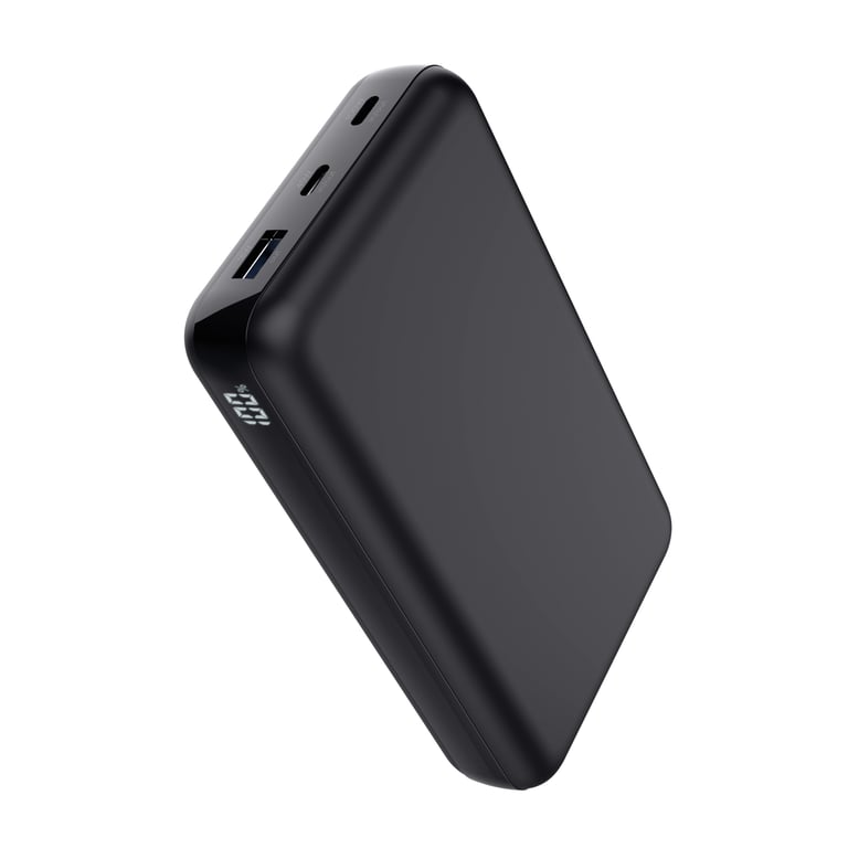 Фото Зовнішній акумулятор (павербанк) Trust Laro 20000mAh 100W Black (25240)