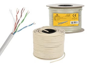 Gembird CAT5e UTP 100m kabel sieciowy Szary U/UTP (UTP)