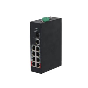 Dahua Technology PFS3110-8ET-96-V2 Icke-hanterad Fast Ethernet (10/100) Stöd för PoE 10U Svart