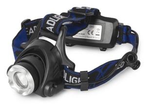 Entac EHL-ZOOM-5W-ALU latarka Czarny Latarka czołowa LED