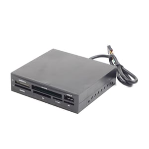 Gembird FDI2-ALLIN1-02-B Internal Card Reader, Black