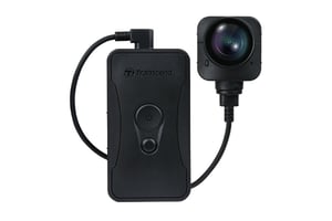 Transcend DrivePro Body 70 Bodycam, kabelgebunden und kabellos, schwarz, Akku, WLAN, WLAN 4 (802.11n), Bluetooth