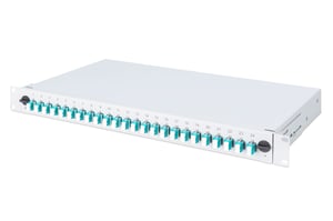 Digitus Glasfaser-Panel, komplett ausgestattet, LC, OM3