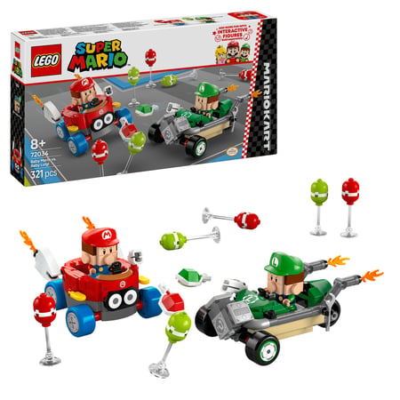 LEGO Super Mario Mario Kart™ – Baby Mario kontra Baby Luigi