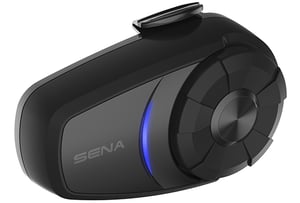 Sena 10S-02D 4-Channel Motorcycle Intercom, 1600 m, Black