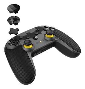 Trust 25789 Black Bluetooth/USB Gamepad for Android, Nintendo Switch, PC, and iOS