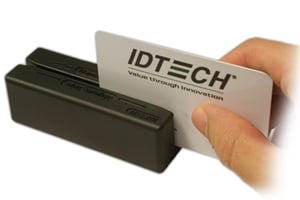 ID TECH MiniMagII czytnik kart magnetycznych RS-232 Czarny