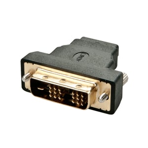 Lindy 41228 HDMI-A to FM DVI-D M Cable Adapter, Black