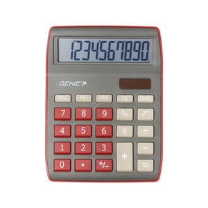 Genie 840 DR kalkulator Desktop Wyświetlacz kalkulatora Czerwony