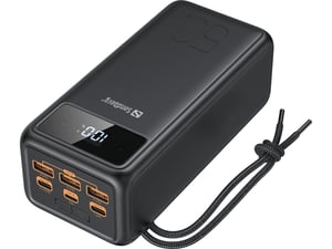 Sandberg 420-75 Lithium-Ion (Li-Ion) Power Bank, 50,000 mAh, Black