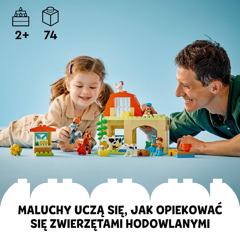 LEGO DUPLO Opieka nad zwierzętami na farmie