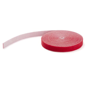 StarTech HKLP100RD Velcro Cable Tie, Nylon, Red, 1 pc.