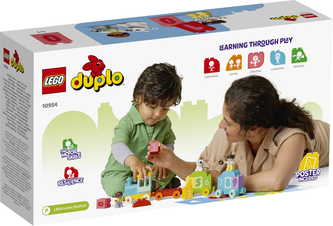 LEGO DUPLO Pociąg z cyferkami — nauka liczenia