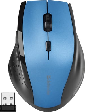Defender ACCURA MM-365 myszka Biuro Po prawej stronie RF Wireless Optyczny 1600 DPI