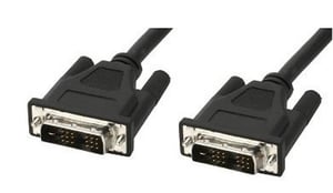 Techly ICOC-DVI-8050 kabel DVI 5 m DVI-D Czarny