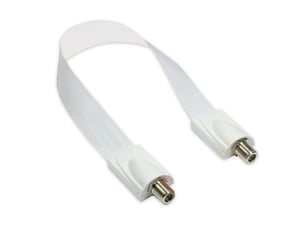 Alcasa SAT F 26,5 cm koaxialkabel 26,5 m Vit