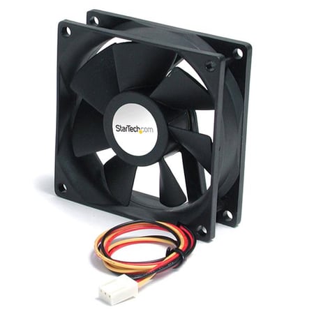 StarTech High Air Flow 9.25 cm Dual Ball Bearing Case Fan with TX3 Connector Obudowa komputera Wentylator Czarny