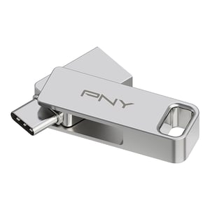 PNY DUO LINK pamięć USB 128 GB USB Type-A / USB Type-C 3.2 Gen 1 (3.1 Gen 1) Stal nierdzewna