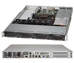 Supermicro SC815TQ-R700WB Rack Czarny 700 W