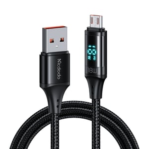 Mcdodo CA-1070 kabel USB USB 2.0 1,2 m USB A Micro-USB A 0,48 Gbit/s Czarny