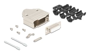 DeLOCK 67133 wtyczka D-Sub (15-pin) Srebrny