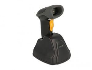 DeLOCK 2.4 GHz 1D and 2D Barcode Scanner with Charger - 5 Languages