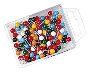 Wedo 56 149 stift och nålar, genomskinliga, 100 st.