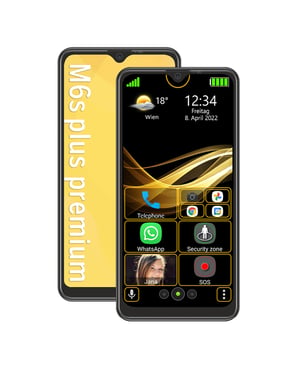 Beafon M6s plus 15,9 cm (6.26") Dual SIM Android 10 4G USB Type-C 3 GB 32 GB 4000 mAh Czarny