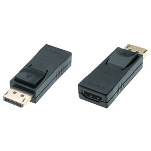 M-Cab 6060008 DisplayPort to HDMI Type A (Standard) Cable Adapter, Black