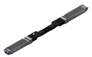 Nvidia MCA4J80-N003-FTF kabel InfiniBand / światłowodowy 3 m OSFP Czarny