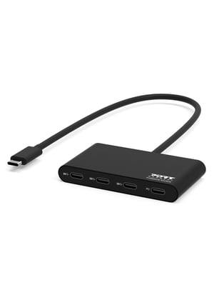 Port Designs 900147 USB Type-C-hubbar och koncentratorer 5000 Mbit/s Svart