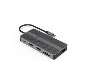 Extra Digital CA913886 huby i koncentratory USB 3.2 Gen 1 (3.1 Gen 1) Type-C 5000 Mbit/s Szary