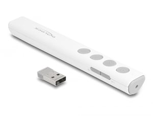 DeLOCK USB-Laserpointer, weiß