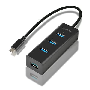 Axagon HUE-S2C USB 3.2 Gen 1 (3.1 Gen 1) Type-A-Hubs und -Konzentratoren, 5000 Mbit/s, schwarz