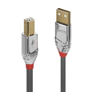 Lindy 36645 USB-Kabel USB 2.0 7,5 m USB A – USB B Grau