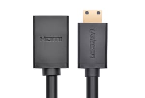 Ugreen 20137 kabel HDMI Mini-HDMI Czarny, Złoto