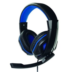 Steelplay HP41 Kopfhörer-Set, kabelgebunden, Gaming-Kopfbügel, schwarz, blau