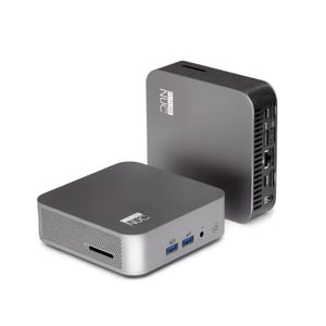 FutureNUC Ryzen NUC NUCR78L-W11-1T/2x16W7 AMD Ryzen™ 7 8845HS 32 GB DDR5-SDRAM 1 TB Windows 11 Pro Mini PC Gray, Metallic