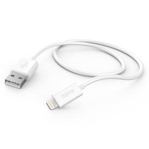 Hama 00201579 Lightning-Kabel 1 m Weiß