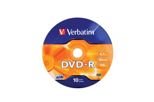 Verbatim DVD-R Matt Silver 16x 4,7 GB 10 szt.